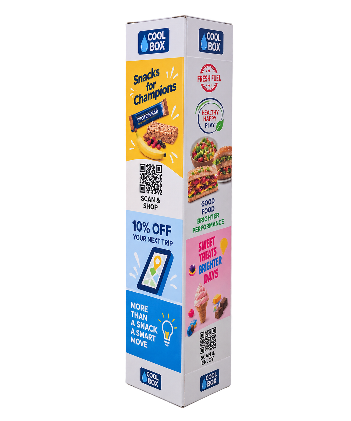 Cool Box advertising panels